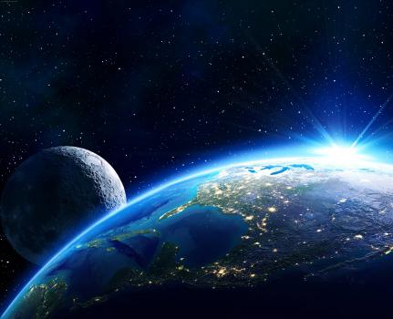Планета Земля вид из космоса, space wallpaper 4k phone, заставки ультра hd