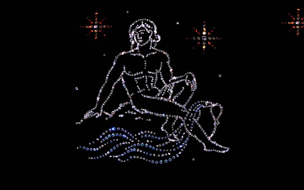Знак зодиака Водолей, hd заставки, 2560 на 1600 пикселей