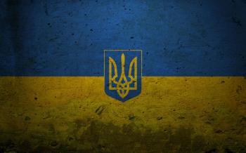 Украина, Герб, Флаг, Текстуры, Краски обои на телефон скачать бесплатно.