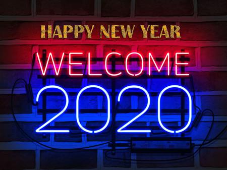Happy New Year 2020, обои на айфон новый год