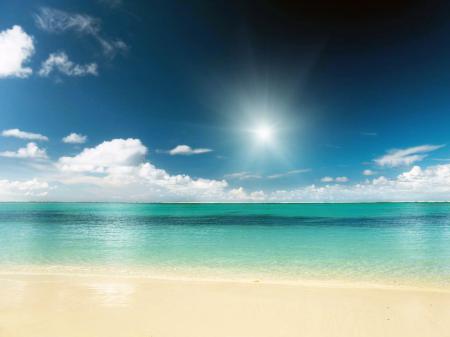 Карибское море, пляж, солнце, песок