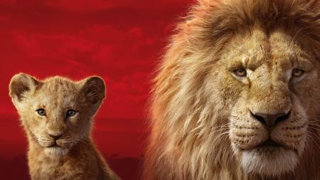 Король Лев обои на айфон 2019, два льва