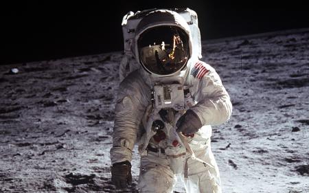 Космонавт обои full hd, луна обои для планшет